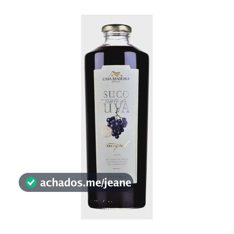 Suco De Uva Tinto Integral - Casa Madeira - 1L