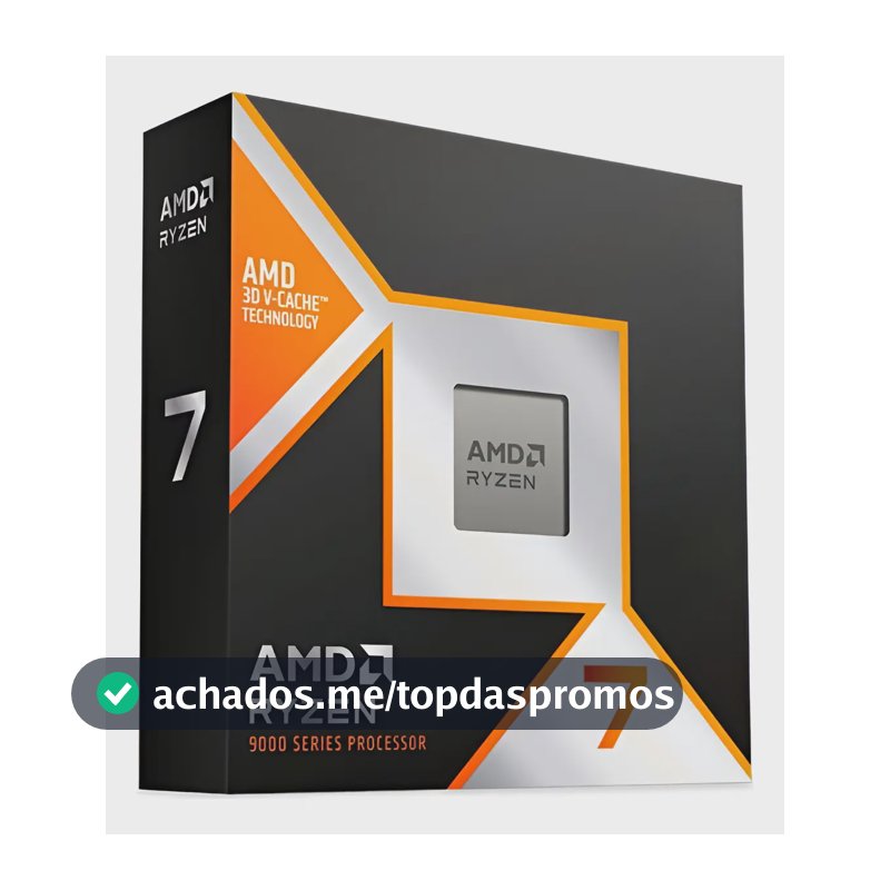 Processador Amd Ryzen 7 9800x3d 104mb 4.7ghz - 5.2ghz
