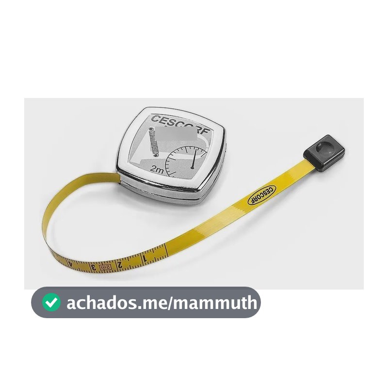 Trena Corporal Antropométrica Em Aço Cescorf color blanco