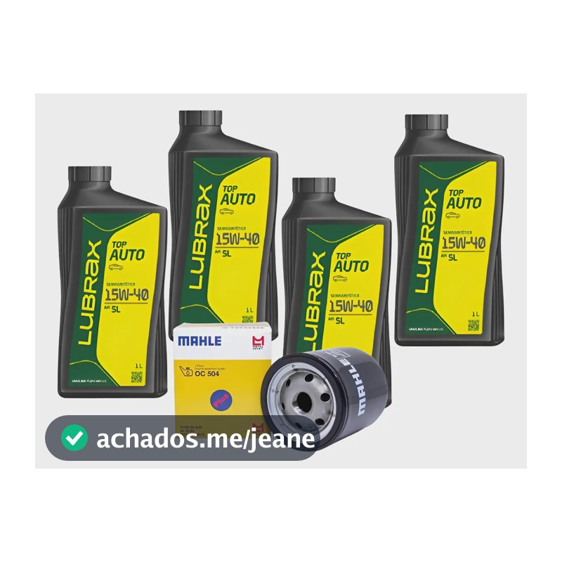Kit Troca De Óleo Lubrax 15w40 + Filtro Oc504 Celta 1.0 1.4