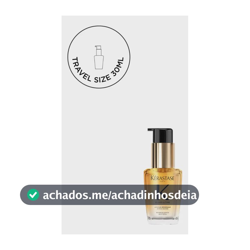 Kerastase Elixir Ultime LHuile Originale Refillable Óleo Capilar - 30ml