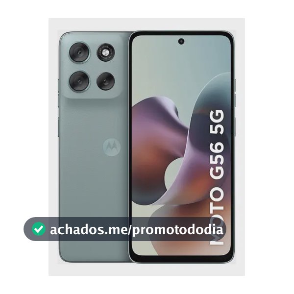 Smartphone Motorola Moto G56 5g - 256gb 8gb Ram+8gb Ram Boost, Camera 50mp Sony Lytia 600 Ultrarresistencia Militar e Ip68 + Ip69 - Cinza
