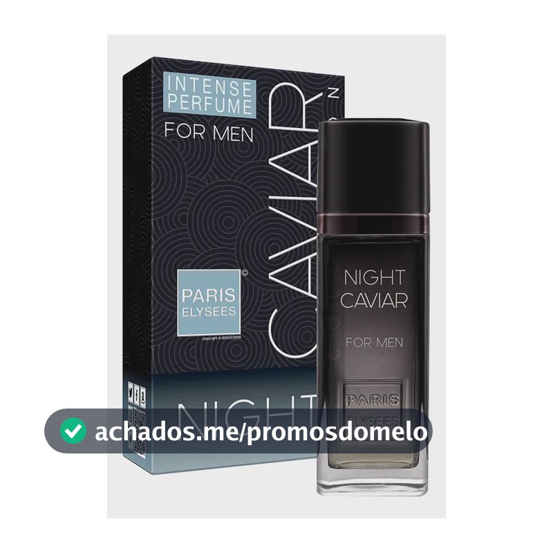Perfume Night Caviar Paris Elysees Masculino Intense 100ml