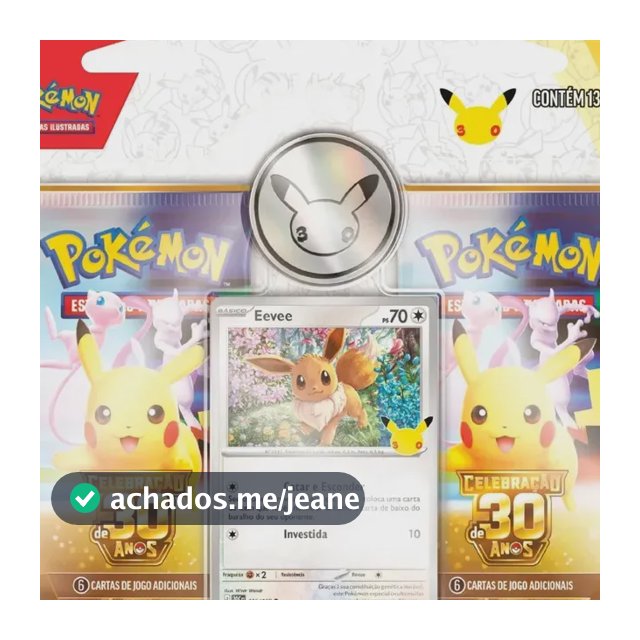 Blister Duplo Coleção 30 Anos Pókemon Copag - Português