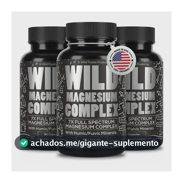 Cápsulas De Suplemento De 500 Mg Do Complexo De Magnésio Wil Sem Sabor
