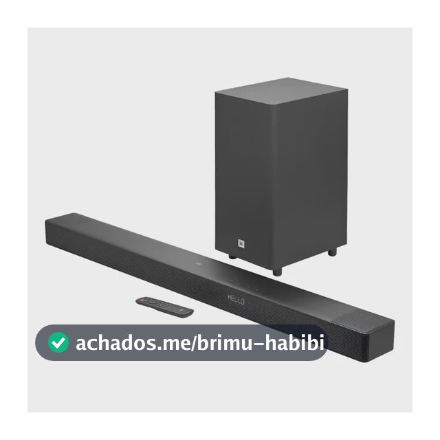 Soundbar JBL Cinema SB595 Bluetooth 220w 3.1.2 Canais - JBLSB595BLKBR