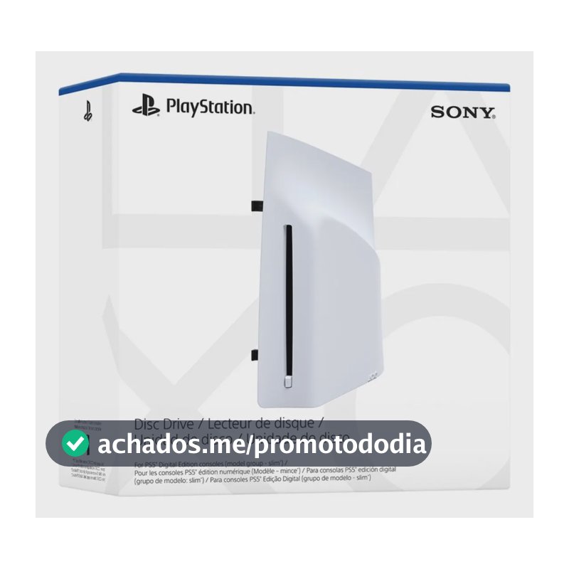 Unidade De Disco Playstation 5 Slim Cor Branco