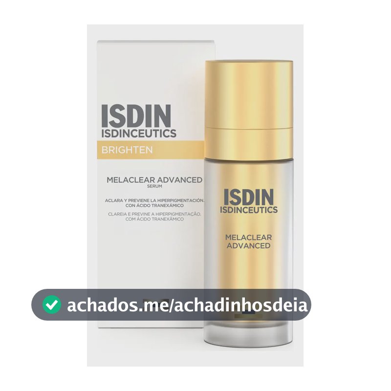 ISDIN Sérum Facial Clareador Anti-Idade Isdinceutics Melaclear Advanced - 30ml