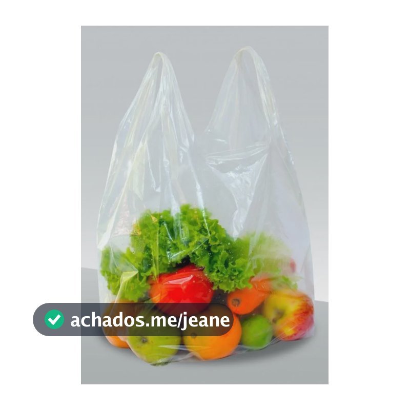 Sacola 38x48 Virgem Com 1000 Sacolas Transparentes Com 500 Unidades Sacola Transparente