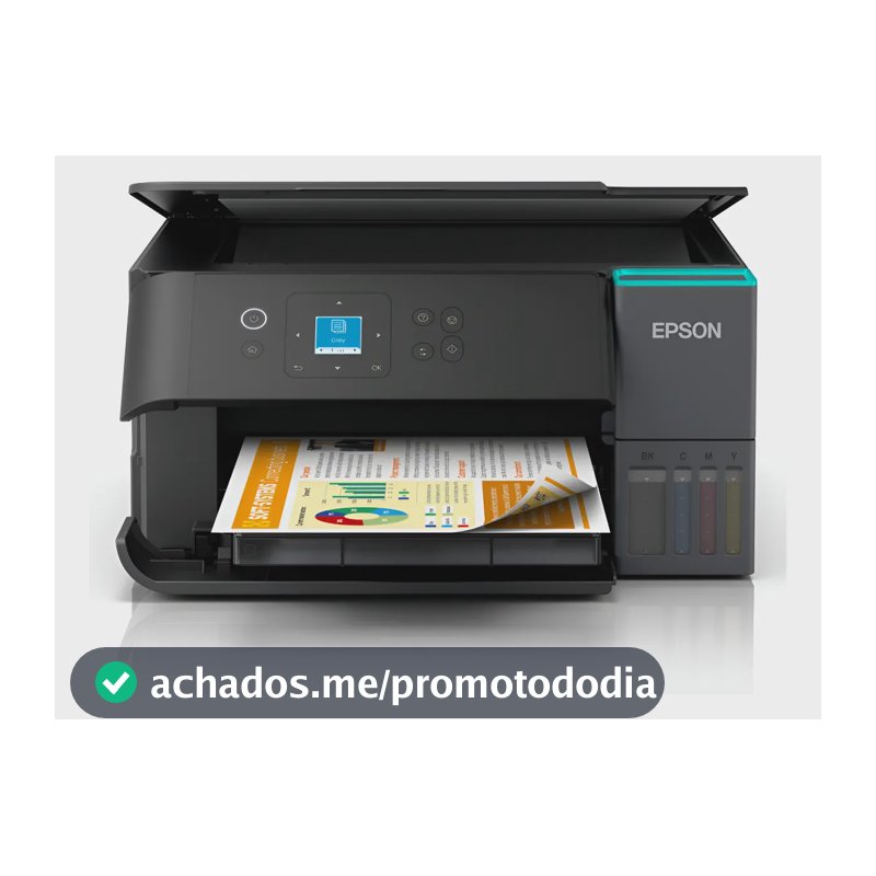 Impressora De Sistema Contínuo Epson L4360 Wi-Fi Jato De Tinta Cor