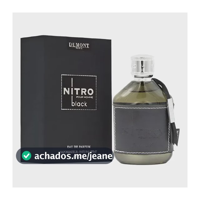 Perfume Dumont Nitro Black Eau De Parfum 100 Ml Masculino