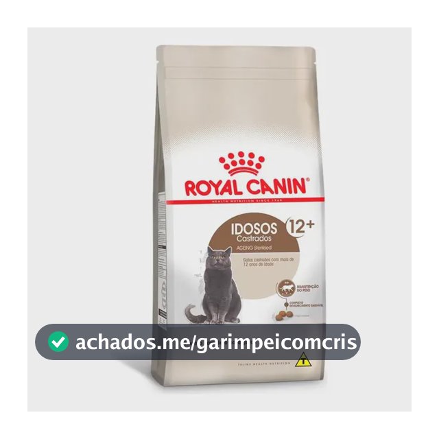 Ração Royal Canin Castrados+ 12 Gato Senior 4kg