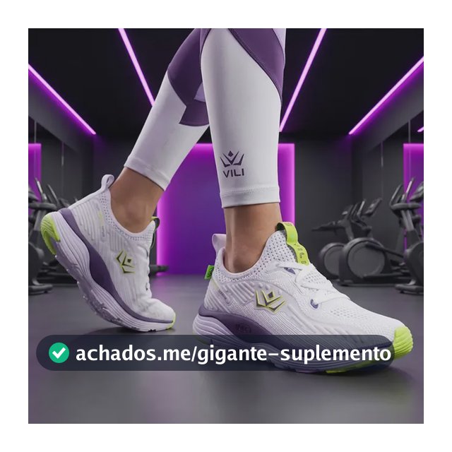Tenis Branco Feminino Esportivo Vili Olimp Academia Treino