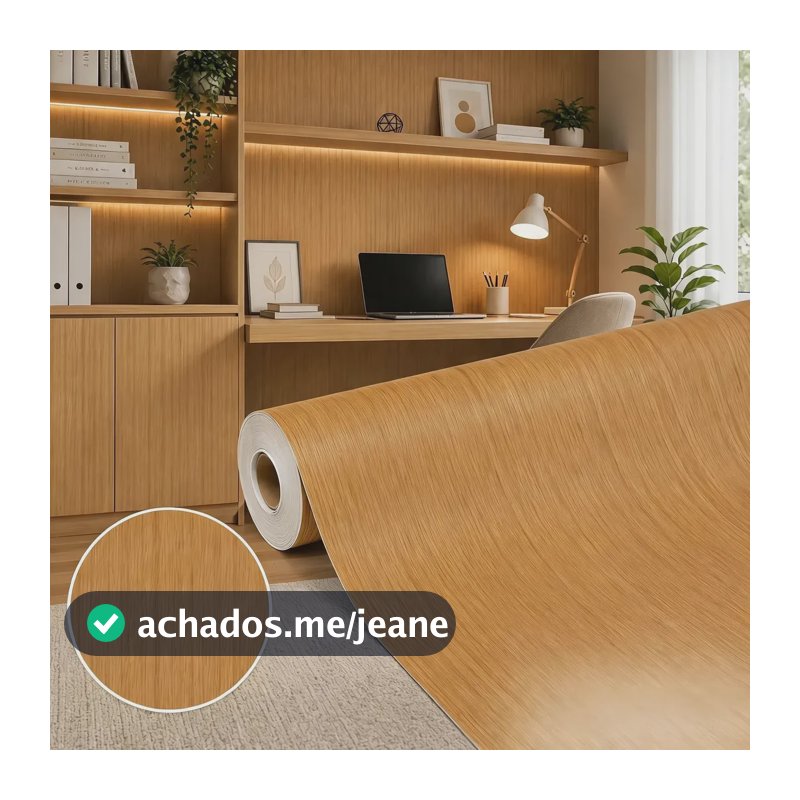 Papel De Parede Madeira Adesivo Textura 3d Lavável 5m Móveis Carvalho