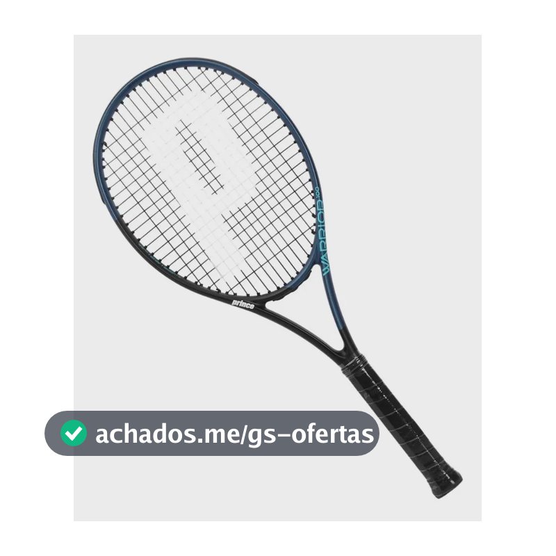 Raquete De Tênis Prince Warrior 100 16x19 300g Azul-marinho