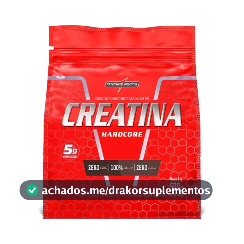 Creatina Integralmédica em pó Sem sabor x 500g