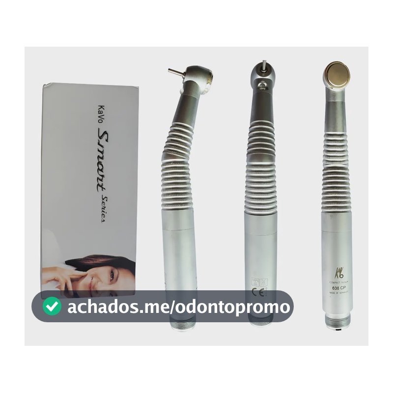 Caneta alta rotação Kavo 636 Led B Smart cor prata