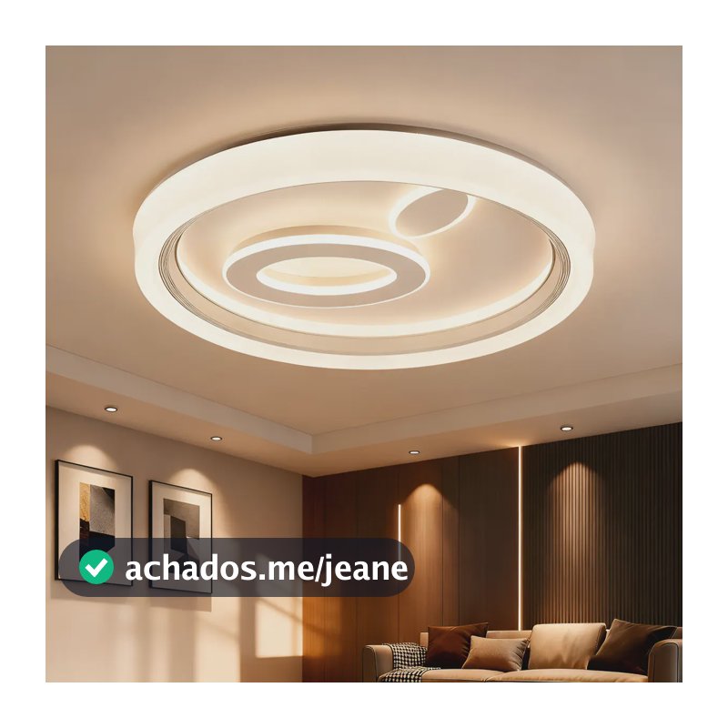 Luminária De Teto Led 90w Super Brilhante - 3 Cores Branco