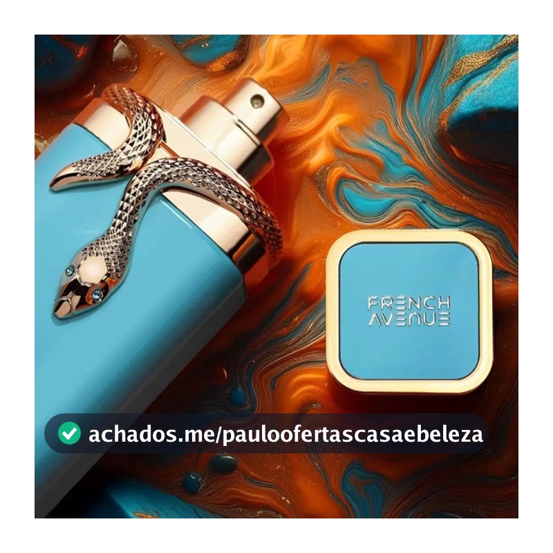Perfume Eau de Parfum French Avenue Vulcan Feu 100ml Cítrico Frutado