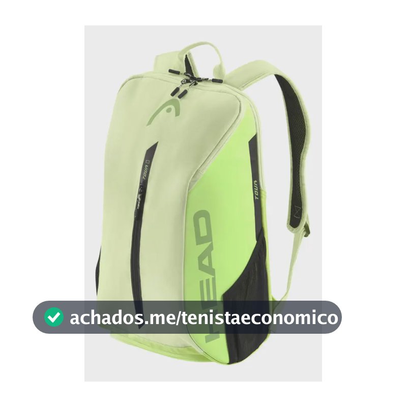 Bolsa Mochila Raqueteira Head Tour Extreme 2025 2 Raquetes Cor Amarelo