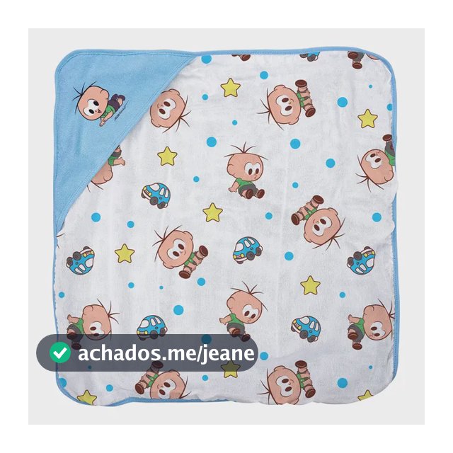 Toalha De Banho Bebê Turma Da Mônica Baby