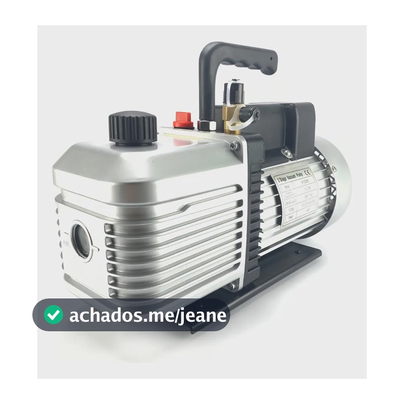 Bomba De Vácuo 12cfm Duplo Estágio 340l/min 1hp Vp2200d Bi-v 110v/220v (bivolt)