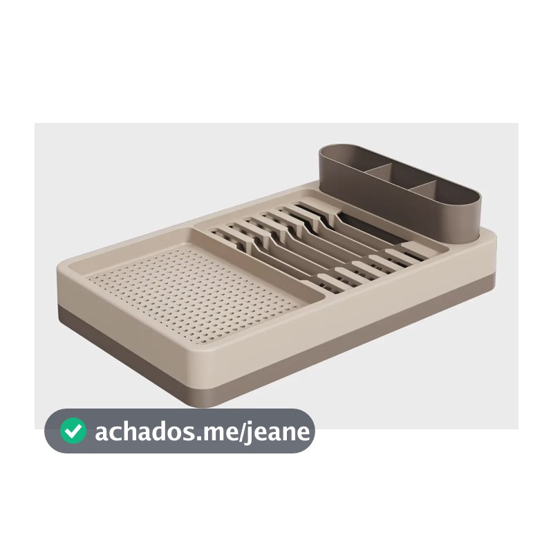 Escorredor De Louças Coza Flat Warm Gray Warm Grey
