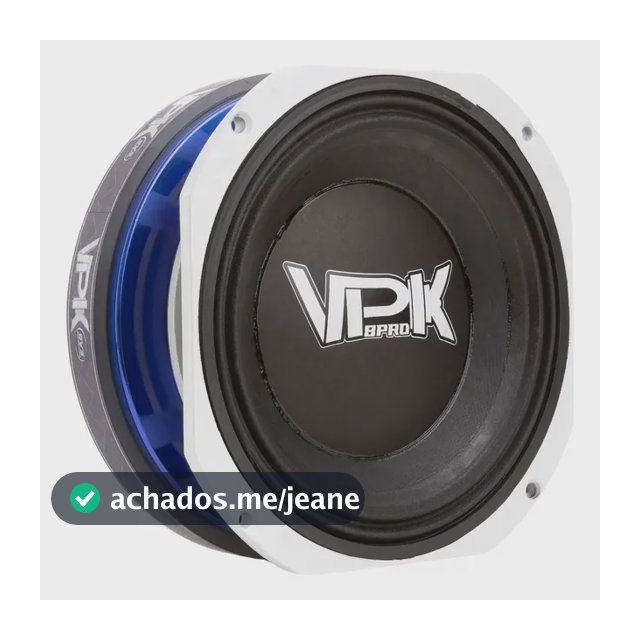 Alto Falante Qvs 8 Polegadas 450rms Pro Vpk Médio Grave Som Branco