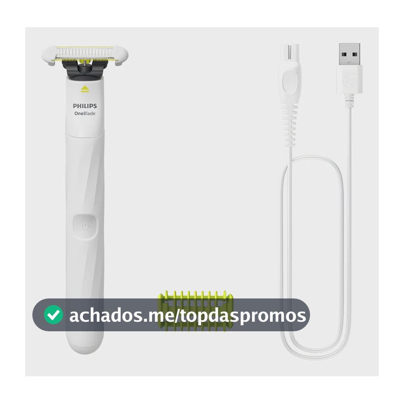 Aparador E Raspador Oneblade Intimate Qp1924/10 Philips Branco 127/220v