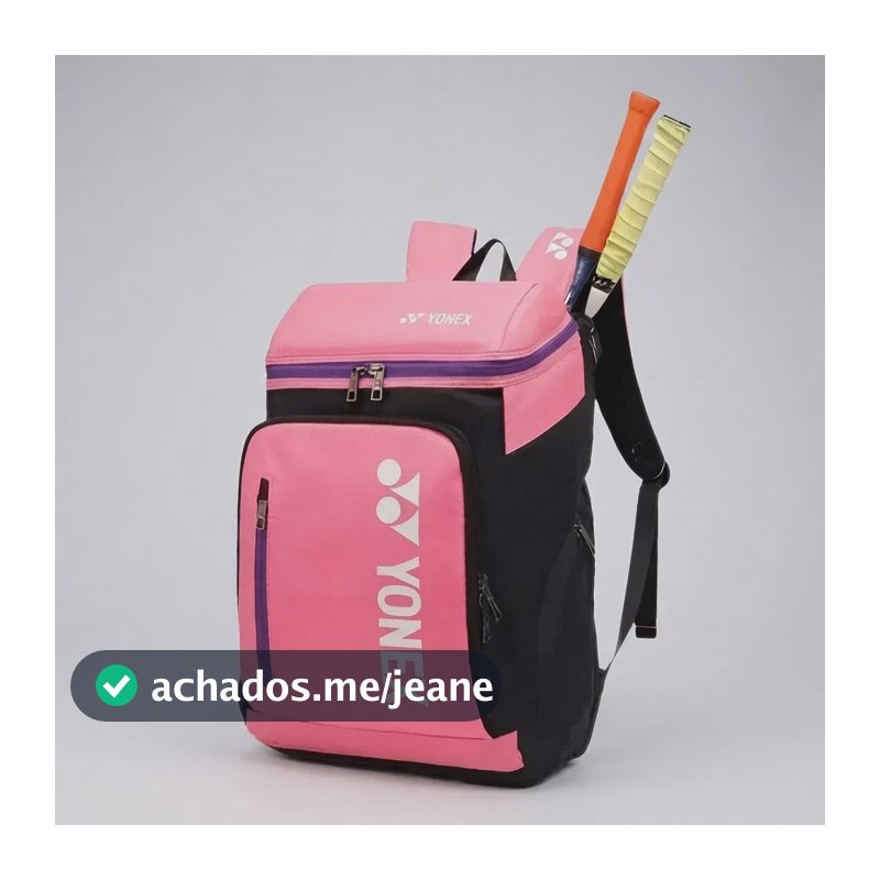Raqueteira Yonex Mochila para 2 raquetes pink