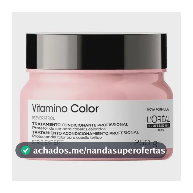 L'Oréal Professionnel vitamino color máscara capilar 250ml proteção da cor e brilho intenso