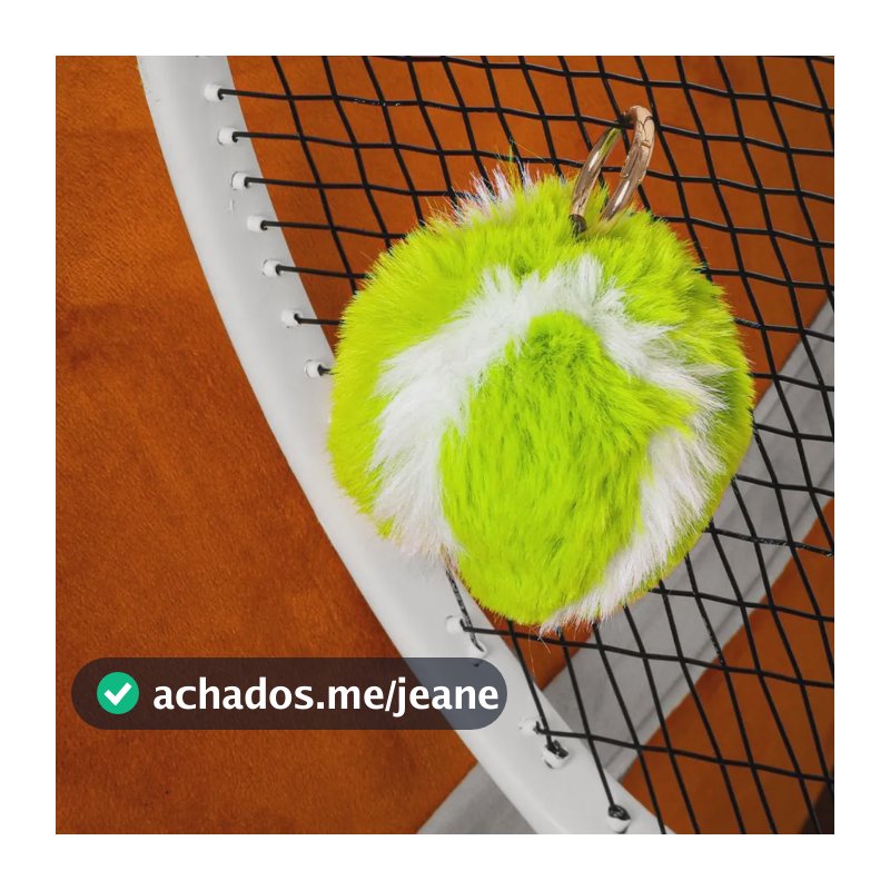 Chaveiro Courti Bola De Tênis Flu Flu