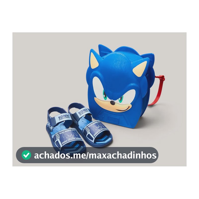 Sandália Grendene Kids-23336 Azul/azul Medio Liso 33.34 Br