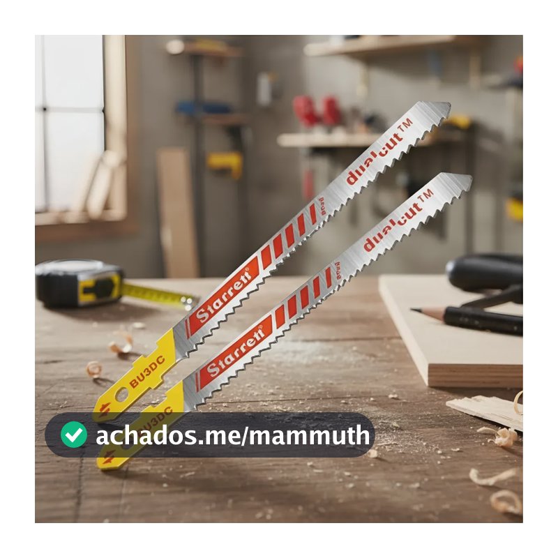 Kit 02 Lâminas Serra Tico Tico Starrett Acabamento Perfeito