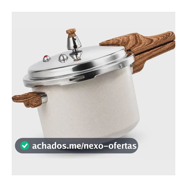Panela De Pressão Cerâmica 4,2l Indução Antiaderente Creme