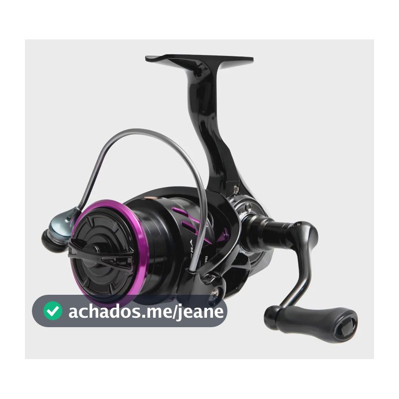 Molinete De Pesca Venera 6000 6 Rolamentos Preto Roxo - Maruri