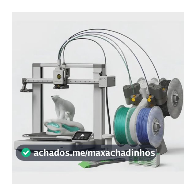 Impressora 3d Fdm Bambu Lab A1 Ams Lite (combo) + Kit Manutenção Basica