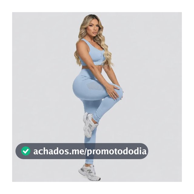 Conjunto Legging + Top Selene Feminina S/costura Academia