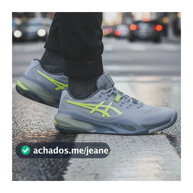 Tenis Asics Gel-resolution X Clay Grey Blue/pistachio Cinza 40 Br