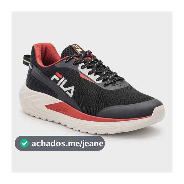 Tênis Adulto Academia Fila Diffusion Antiderrapante Original Preto/marrom Avermelhado 38 Br