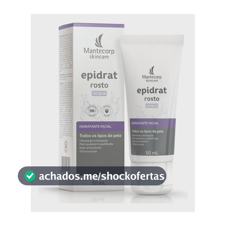 Hidratante Facial Epidrat Acqua 50ml Mantecorp Skincare Todo Tipo De Pele Dia/noite