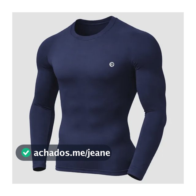 Camisa Masculina Térmica Proteção Solar 50+ Uv Manga Longa