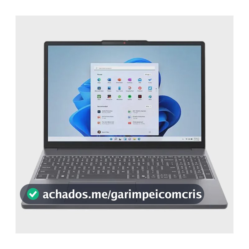 Notebook Lenovo IdeaPad Slim 3 com AMD Ryzen 7 8840HS, 8GB de RAM e SSD de 512GB – Linux