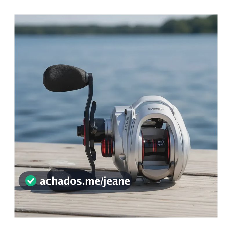 Carretilha Kawana Aventador Bait Perfil Baixo 11 Rolamentos Prateado Esquerdo