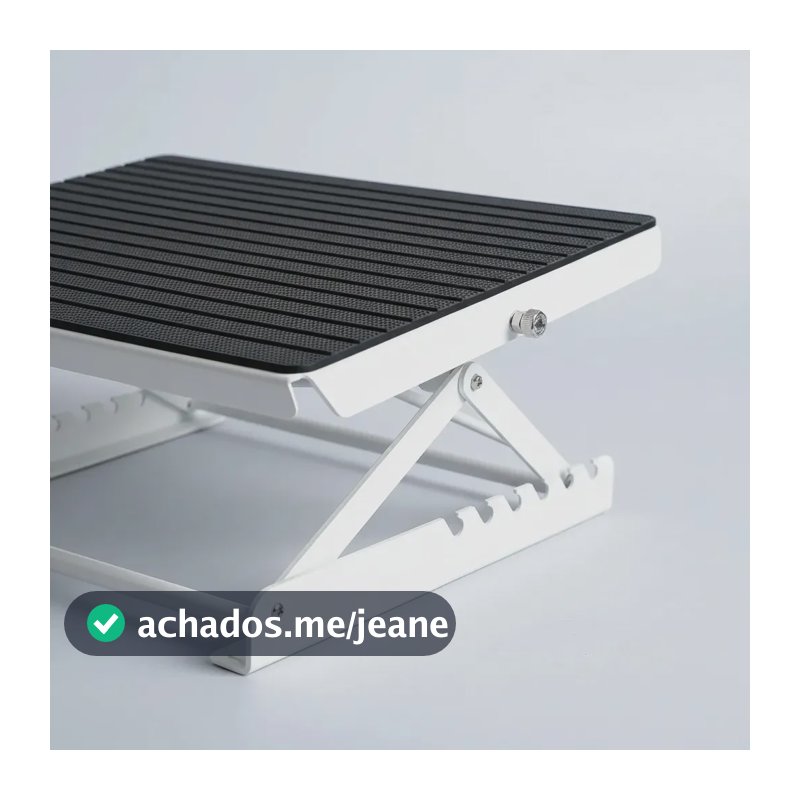 Suporte Para Pés Ergonômico Home Office Antiderrapante