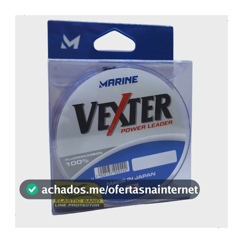 Linha De Pesca Leader Vexter Fluorcarbon 23.4 Libras 0,40mm