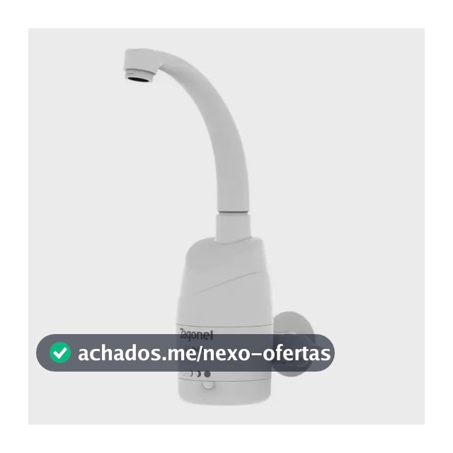 Torneira Eletrônica Zagonel Luna 5500W Branca Parede