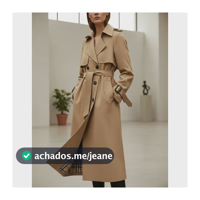 Trench Coat Feminino Elegante De Abotoamento Duplo Coreano