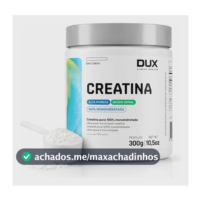Creatina Dux Nutrition em pó Sem sabor x 300g