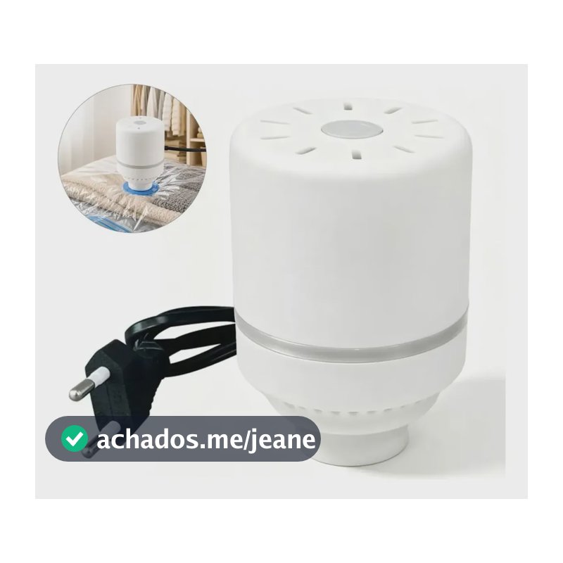 Bomba Elétrica Sucção De Ar Saco A Vácuo Potente 110v/220v